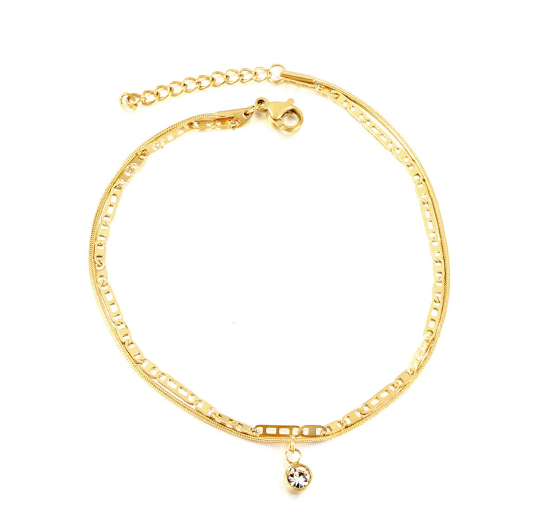 Crystal Glow Anklet