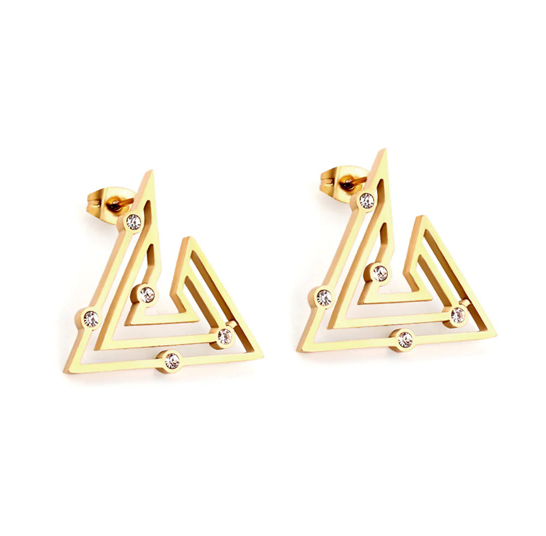 Triangular Luxe Sparkle