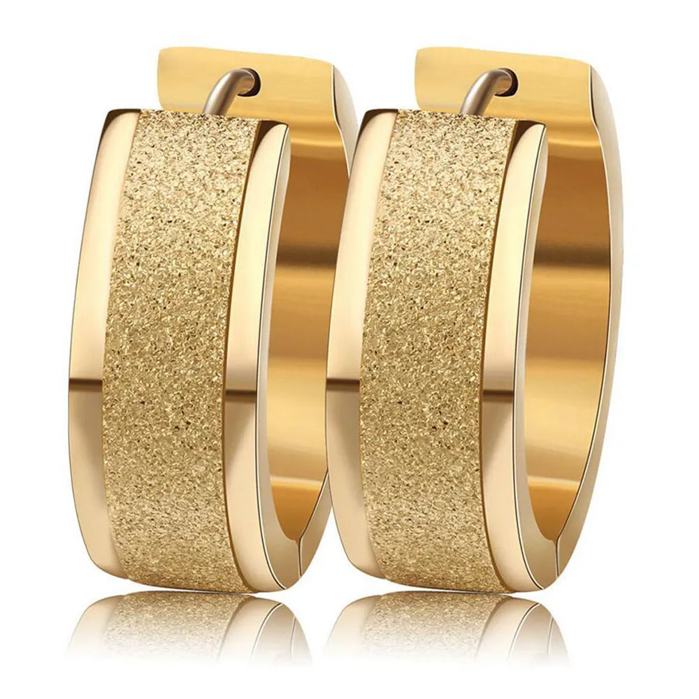 Velvet Shine Hoops Earrings