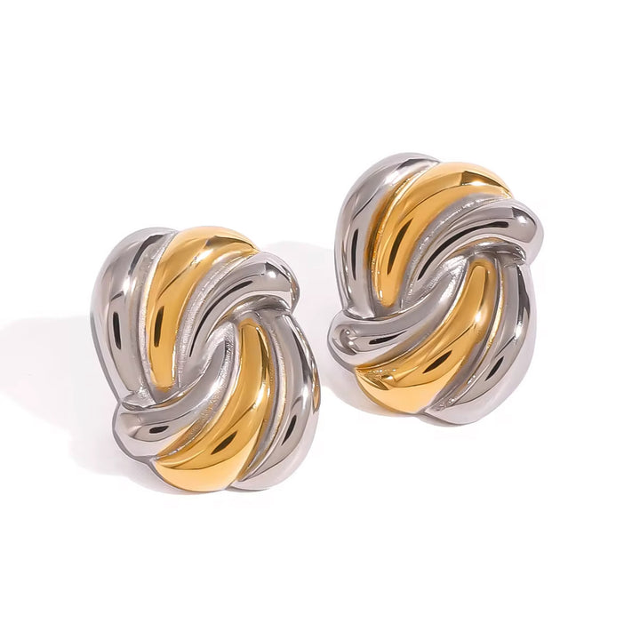 Ayla Knot Stud Earrings