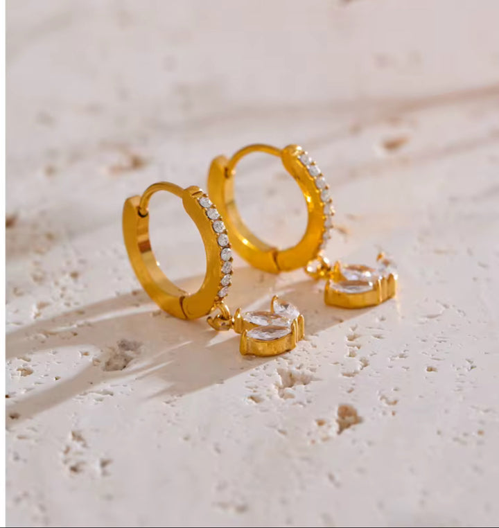 Bloom  Hoops Earrings