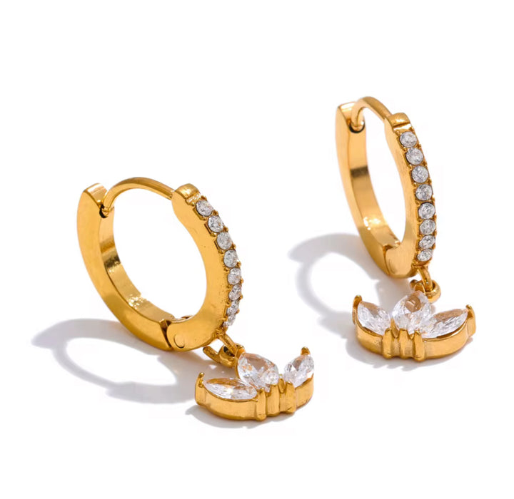 Bloom  Hoops Earrings