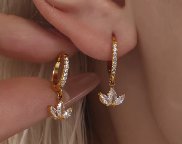 Bloom  Hoops Earrings