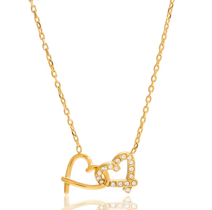 Interlocked Heart Necklace