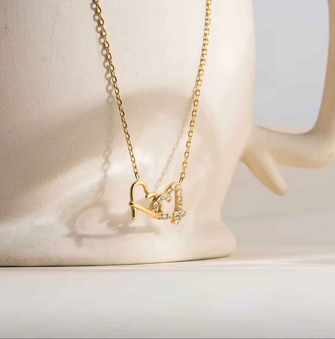 Interlocked Heart Necklace