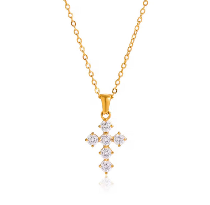 Elara Cross Necklace