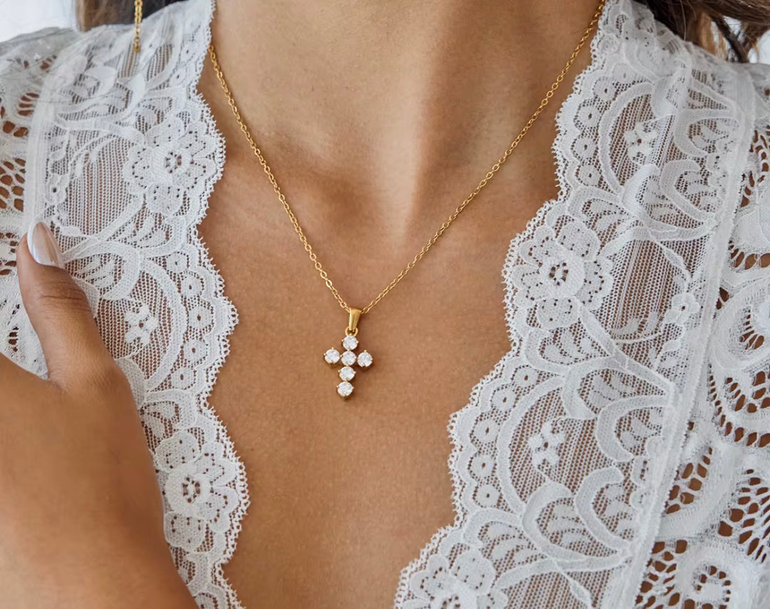 Elara Cross Necklace