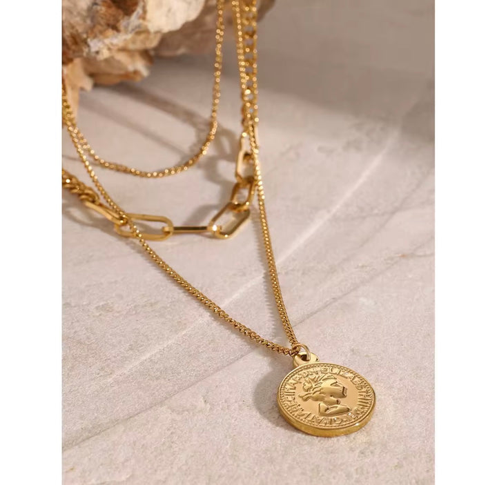 Liora Triple Chain Necklace