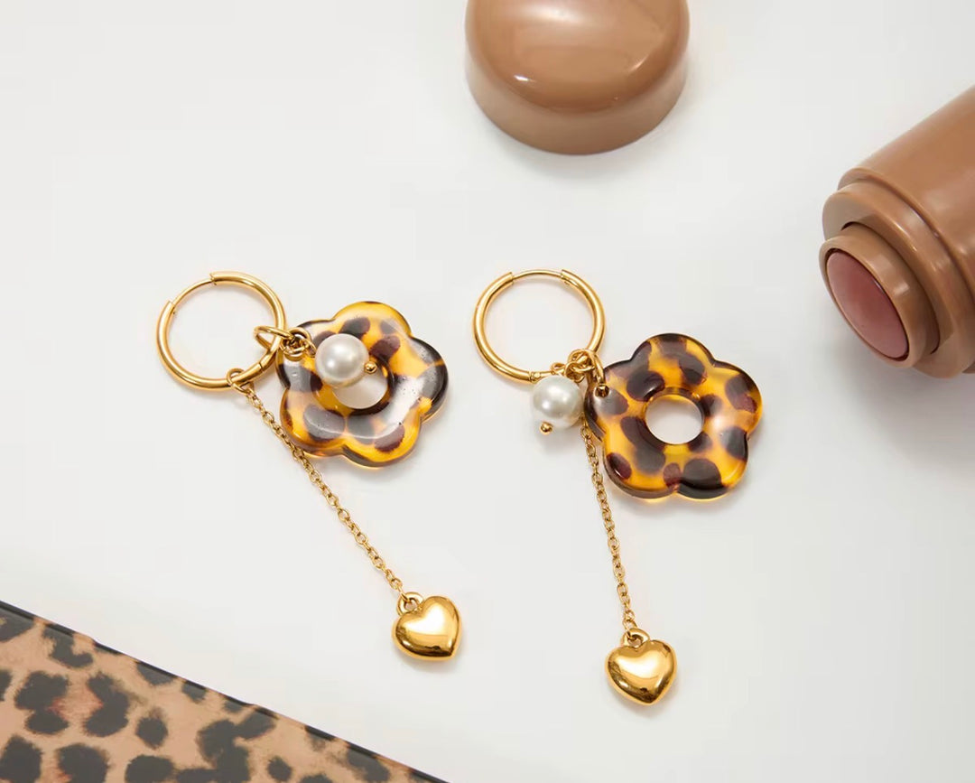 Petal Pearl Drops Earrings