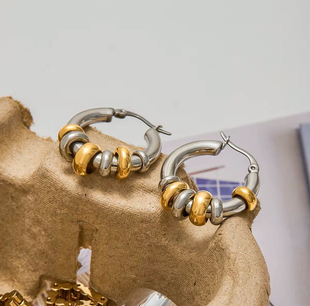 Kiva Motion Hoop Earrings