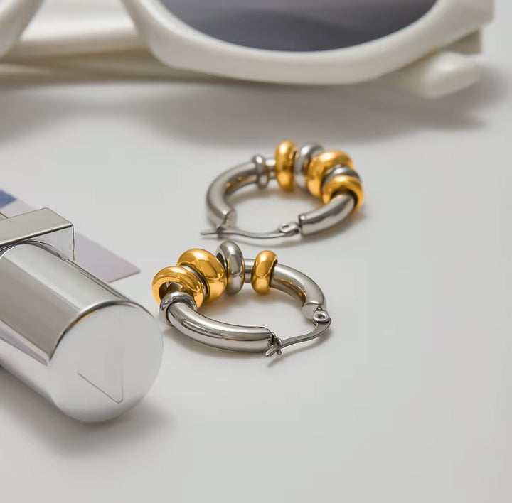 Kiva Motion Hoop Earrings