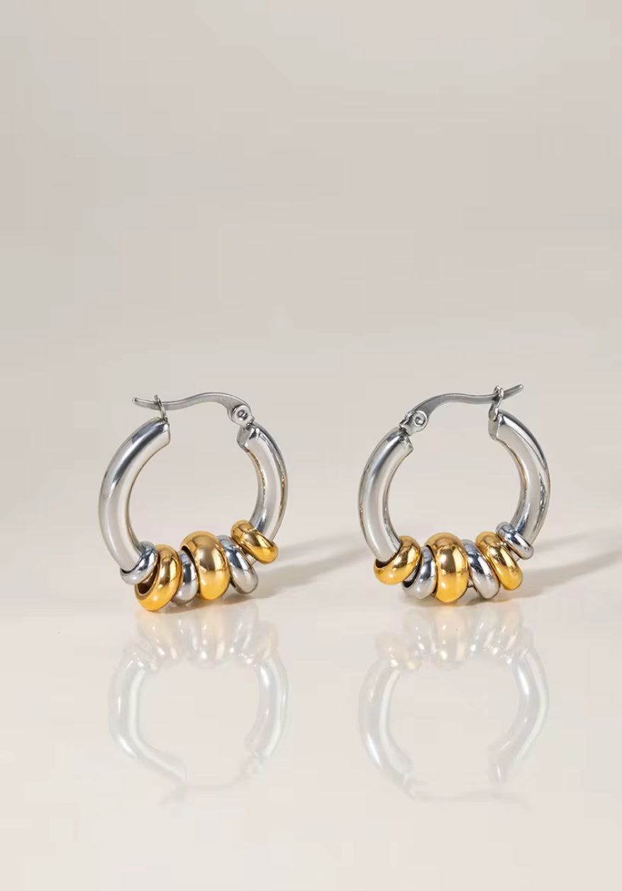 Kiva Motion Hoop Earrings